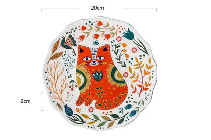 Stylized Cat Dish