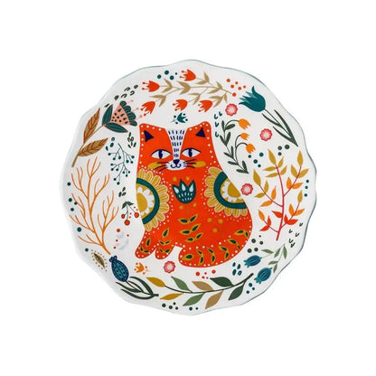 Stylized Cat Dish